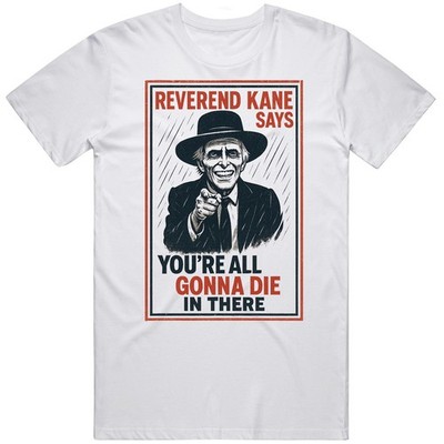 Reverend Kane Funny Uncle Sam Parody Poltergeist  2 Movie Fan T Shirt