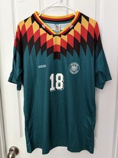 Jurgen Klinsmann Germany Away World Cup 1994 Football Shirt Reissue Size XL