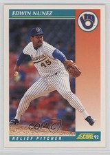 1992 Score Edwin Nunez #676 0b3