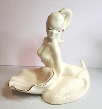 1950s Topless Mermaid Risque Candy Trinket Soap Dish Royal Haeger