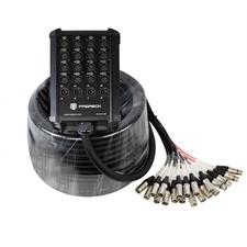 PRORECK 16-Kanal Flachprofil XLR Send Leiterp...