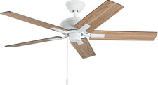 Kuzco Erikson 52 White Ceiling Fan Pull Chain Reversible Ac Motor Kuzco Erikson 52 White Ceiling Fan Pull Chain Reversible Ac Motor