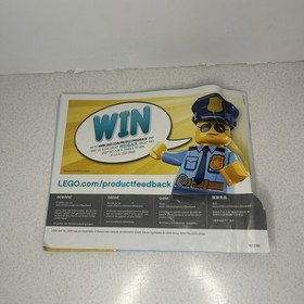 LEGO City Sea Rescue Plane 60164 Illustrated Manual Booklet Only