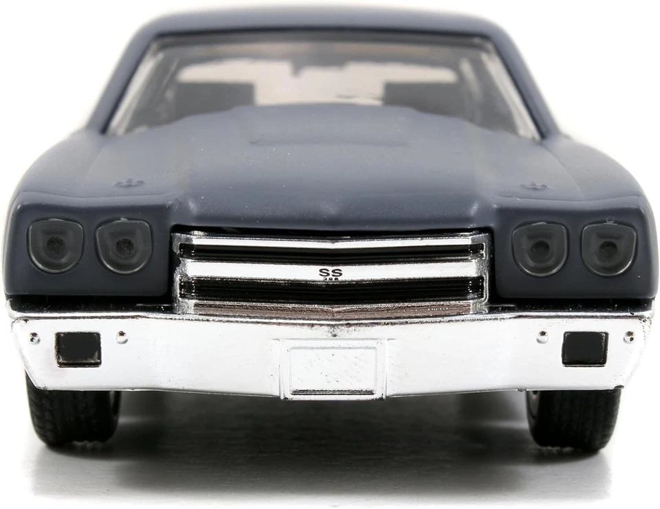 Modello Auto CHEVROLET CHEVELLE Nera OPACA di DOM Fast Furious 1/32 Jada Toys - Immagine 4 di 4