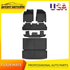 3D Floor Mats + Trunk Mat Cargo Liner Full Set for 2022-2025 Nissan Pathfinder