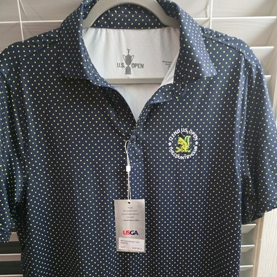 Nwt!!! USGA 122nd US Open Navy Golf Polo Shirt Men s Size Small!!! RARE!