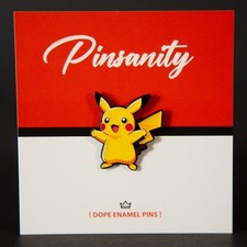 Pikachu UV Enamel Pin - Fast Shipping from USA - Brooch Pokemon UV Cute