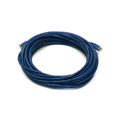 MONOPRICE 4985 Patch Cord,Cat 5e,Booted,Blue,20 ft. 5VZA7