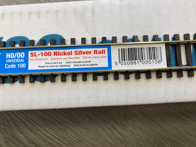 Peco [SL-100] 5 PIECES HO Scale  New 2026  Code 100 Flexible Flex Track Wood