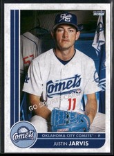 2025 Oklahoma City Comets Justin Jarvis RC Rookie Dodgers Minor League