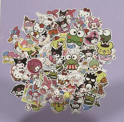 10PCS Hello Kitty and Friends Sanrio Stickers
