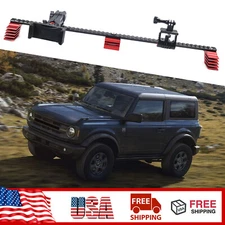 Black Front Dashboard Cell Phone Bracket Camera Holder For Ford Bronco 2021-2023