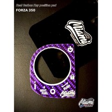 Accessories Key Position Pad Cover Carbon Fits For Honda Forza 300-350 Purple