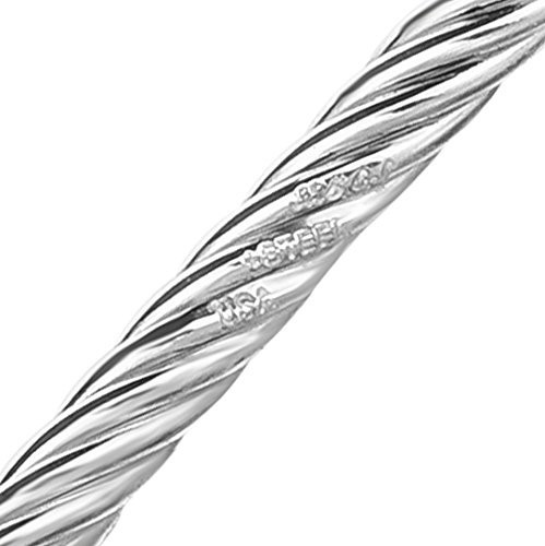 Cape Cod 925 Sterling Silver Twisted 2 Ball Cuff Bracelet Size 7.5" - Picture 3 of 5