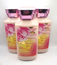 BATH AND BODY WORKS GOLDEN MAGNOLIA SUN BODY LOTION 8 FL OZ EACH SET OF 3 