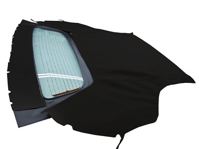 Fits: Ford Thunderbird 2000-05 Soft Top & Heated Window Black Haartz Canvas
