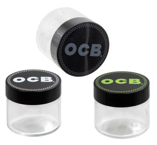 3 x OCB Vorratsglas mit Deckel Kräuter Aufbewahrung Tabakdose Glas Kräuterdose - Bild 1 von 2