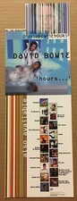 DAVID BOWIE Rare 1999 PROMO DIE CUT CARDSTOCK PAPER COUNTER DISPLAY of hours CD