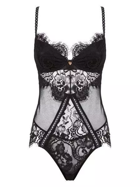 Lipsy @ Ann Summers Lonnie Black Lace Body - Sz 16-18 D-E Cup *In Stock*