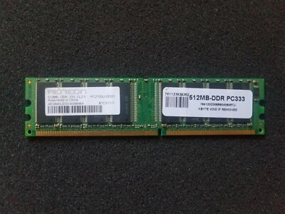 Aeneon 512MB , DDR ,184 PIN , PC-2700 ( Model: AED660UD00-600B98X )