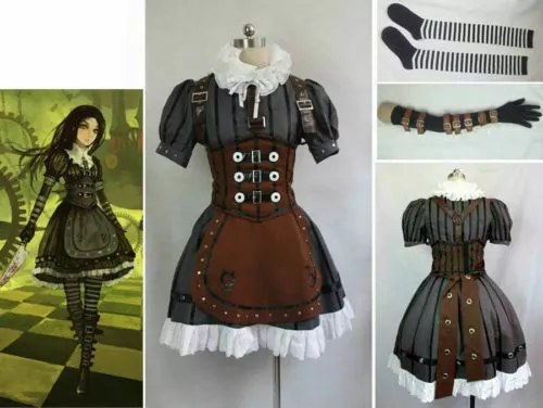 Cosplay Alice Madness Returns Costume Dress Alice 