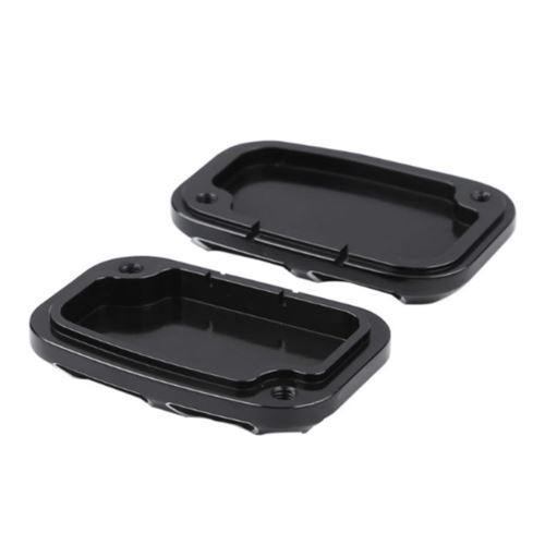 Black CNC master Cylinder Cover Harley FLH FLHR FLHX VRSCAW Muscle vrod
