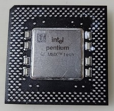 Intel Pentium W/MMX tech 200 FV80503200 SL27J/2.8V Socket 7 CPU Processor