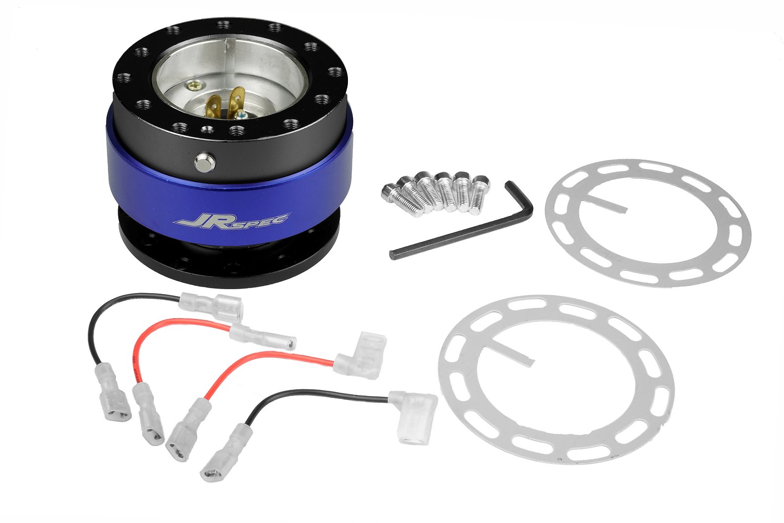 JRspec Quick Release volante sgancio rapido adattatore mozzo blu