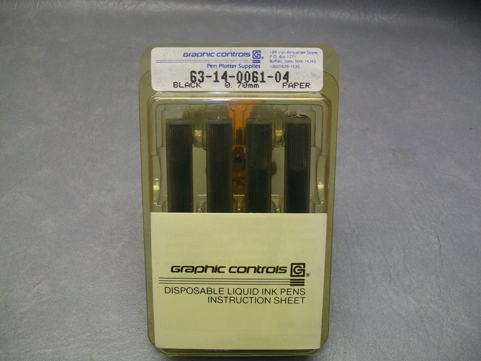 6314006104 Plotter Ink Pens Graphic Controls Disposable - Image 2 of 3