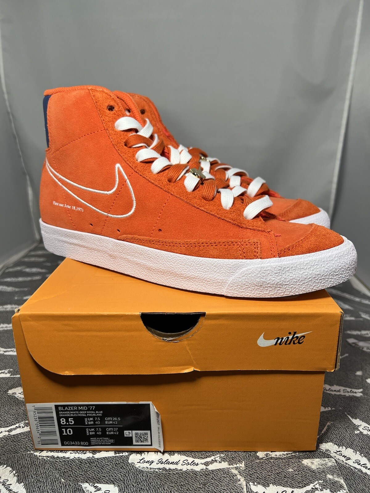 Nike Blazer Mid '77 'First Use' Orange 