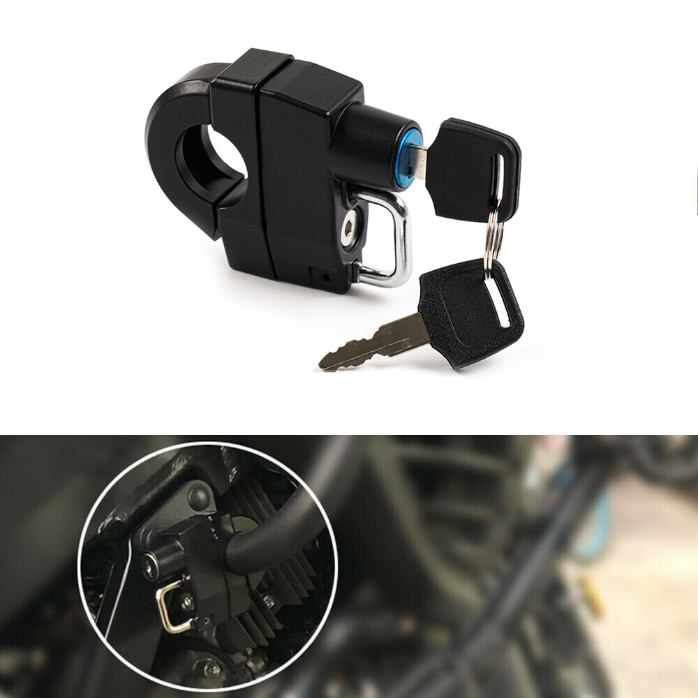 25mm Handlebar Helmet Lock Anti-theft For HARLEY-DAVIDSON XL 883
