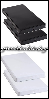 Black GAS Stove Burner Covers Extra Deep Rectangle Metal ~ Set of 2