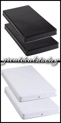 #ad Black GAS Stove Burner Covers Extra Deep Rectangle Metal Set of 2 $52.99