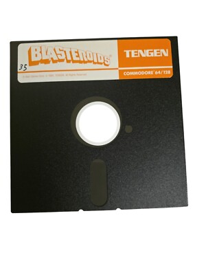 Blasteroids Tengen for Commodore 64/128 floppy disc 1989