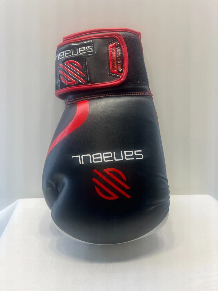 GUANTES DE BOXEO RINGSIDE APEX Y 1 GUANTE DE GEL ESENCIAL SANABUL AZUL Y ROJO ADULTO 10 OZ Foto 3 de 4