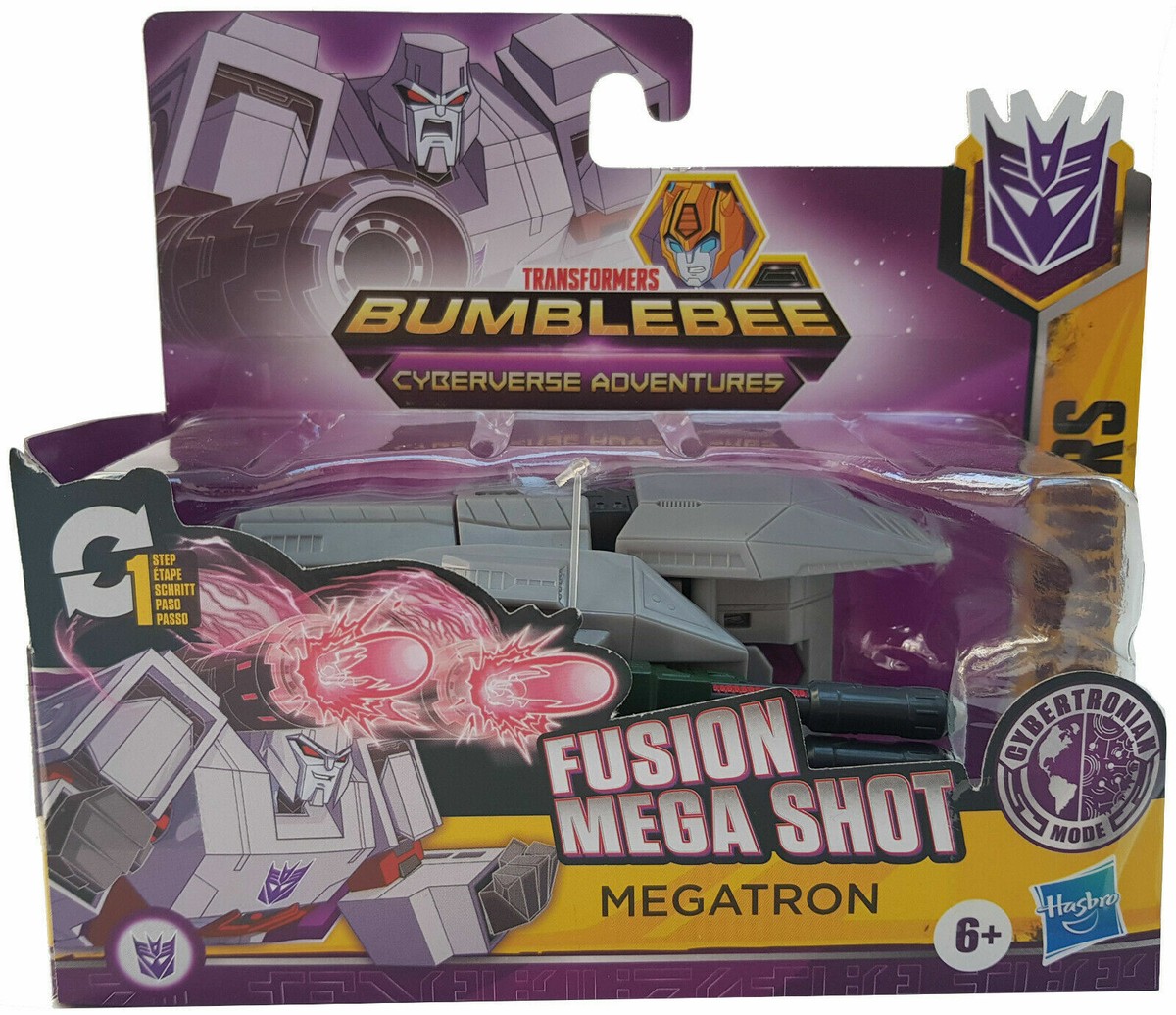 Transformers Cyberverse Bumblebee 1 Passo - Figura Giocattolo Autobot, Convertibile, Con Armi
