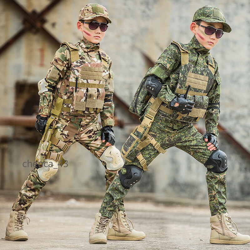 Special Forces Childrens Army Dress Up Kids Army Costume Special