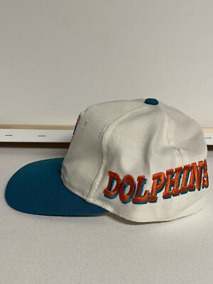 Vintage Miami Dolphins Sport Specialties Side Wave SnapBack Vintage Miami Dolphins Sport Specialties Side Wave SnapBack