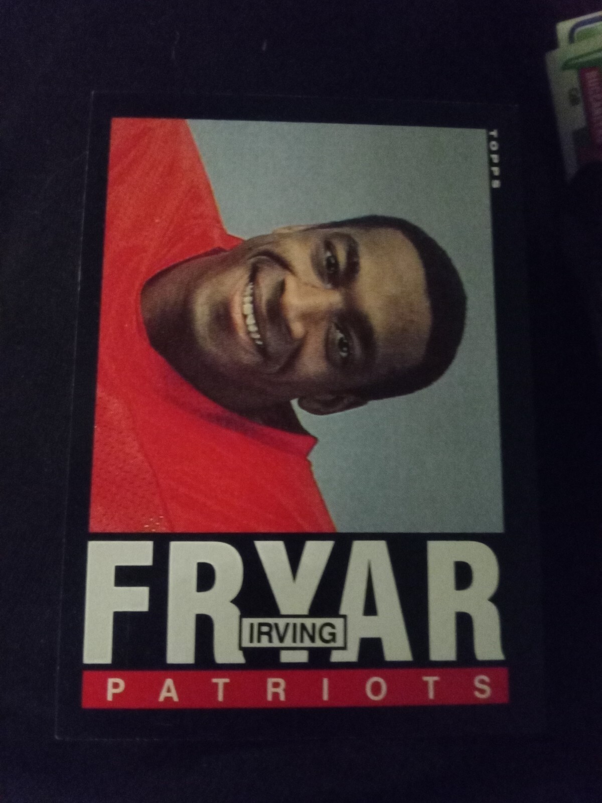 1985 Topps Irving Fryar #325 Rookie PSA 10 POP 51 NE Patriots WR