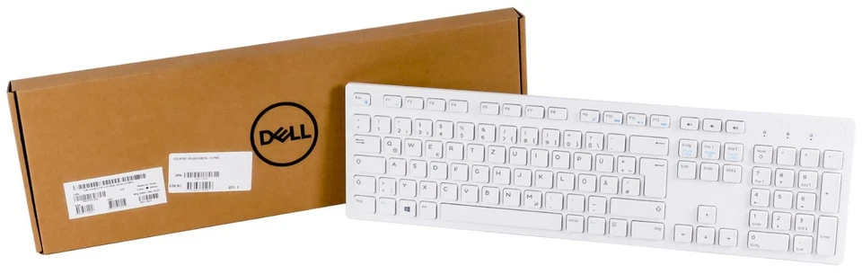 NEU BOX TESTATUR DELL 1R3JH 01R3JH Weiß USB KB216-WH-GER QWERTZ DE (GERMAN) - Bild 2 von 3