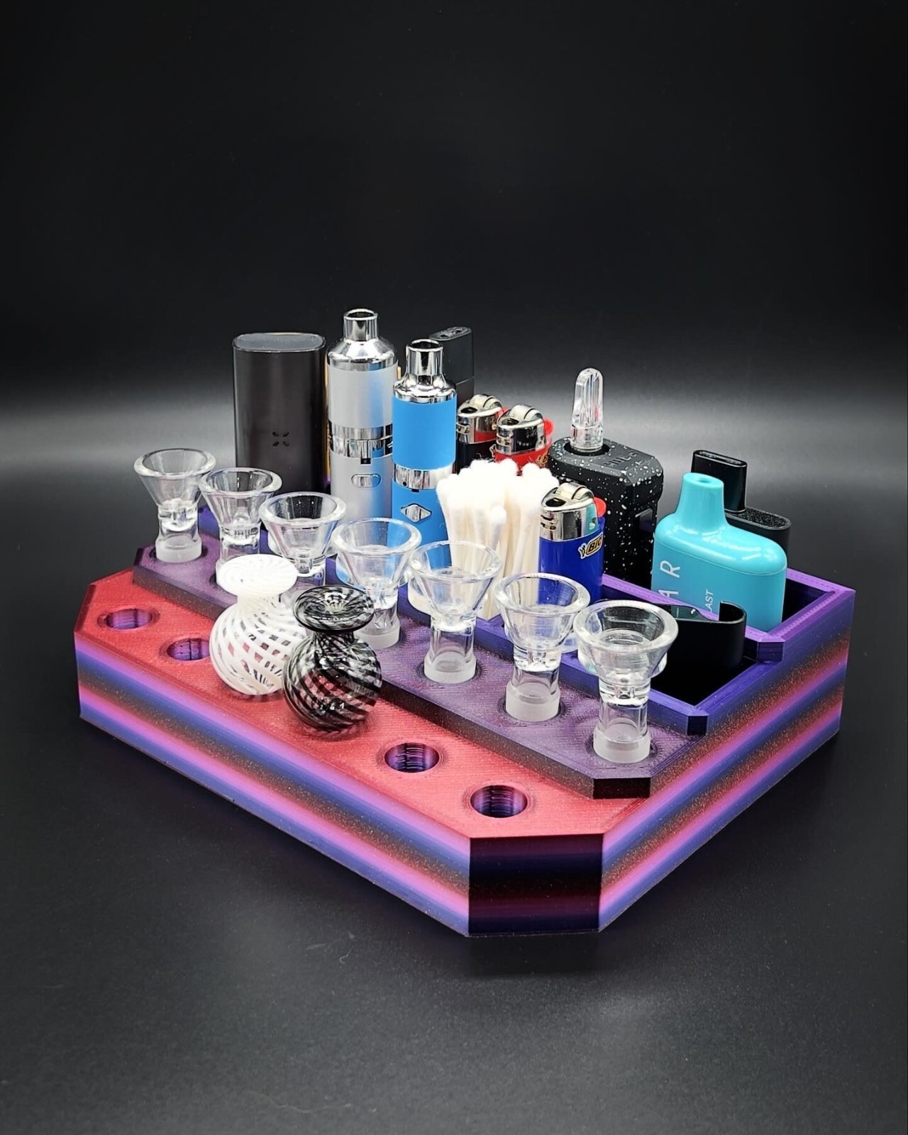 XL 14mm Bowl Holder | Glass Slide Stand | Slide Display Stand