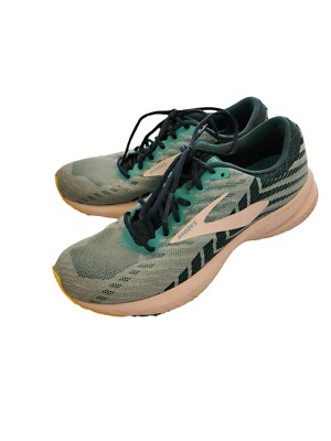 Brooks Launch Running Shoes Women's Size teal mint green comfort  sneaks