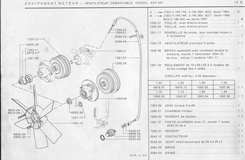 Charbon Porte-charbon V.D. Peugeot 203 403 204 304 305 404 504 604 505 J7 J9 P4 - Picture 5 of 7