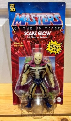 MOTU Origins SCARE GLOW Figure GLOWS IN THE DARK Masters Universe Skeletor Ghost