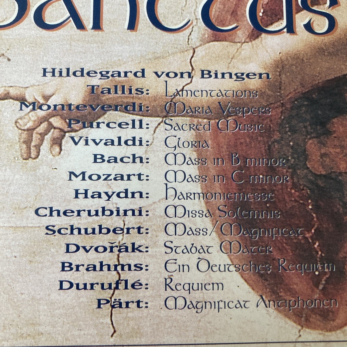 ⭐︎MUSICASACRA1000YearsofSacred Music 25CD Sanctus: 1000 Years of Sacred Music - Boxed Set of 15 CDs