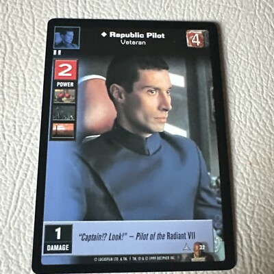 Star Wars - Young Jedi CCG - Republic Pilot - 1999 - Decipher - #32