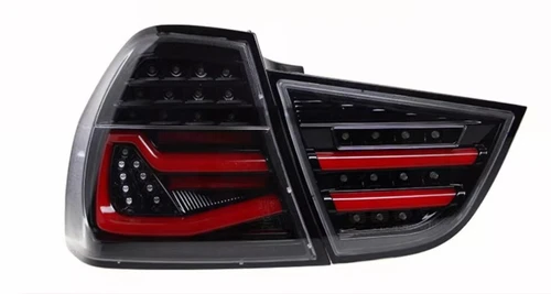 Black LED Rear Tail Lights Fits for BMW E90 3 Series 325i 328i Sedan 2009-2011 - Picture 4 of 13