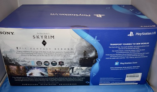 NUOVISSIMO pacchetto cuffie Sony PlayStation The Elder Scrolls V: Skyrim VR ~ P2 - Foto 3 di 8