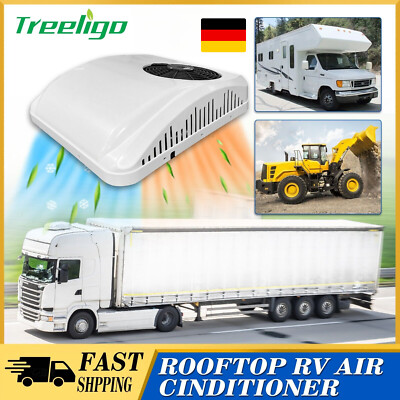 12V Heat&Cool Rooftop Electric Air Conditioner RV Window Packing AC Kit