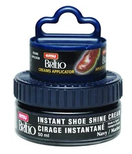 Moneysworth & Best Instant Shoe Shine Cream Kit - Navy Color 50 ml